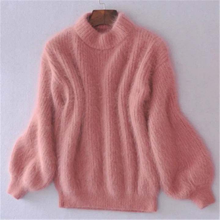 Elina - Fluffy Turtleneck Sweater