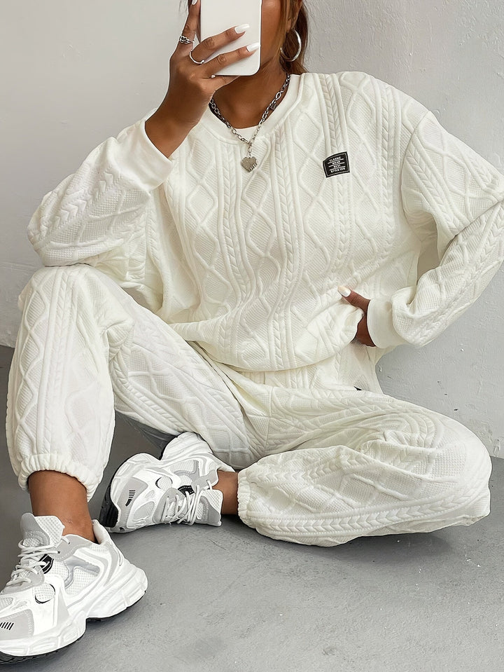 Serilda - Cable Knit Lounge Set