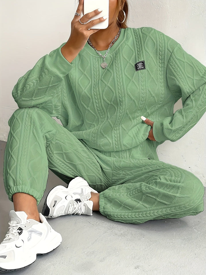 Serilda - Cable Knit Lounge Set
