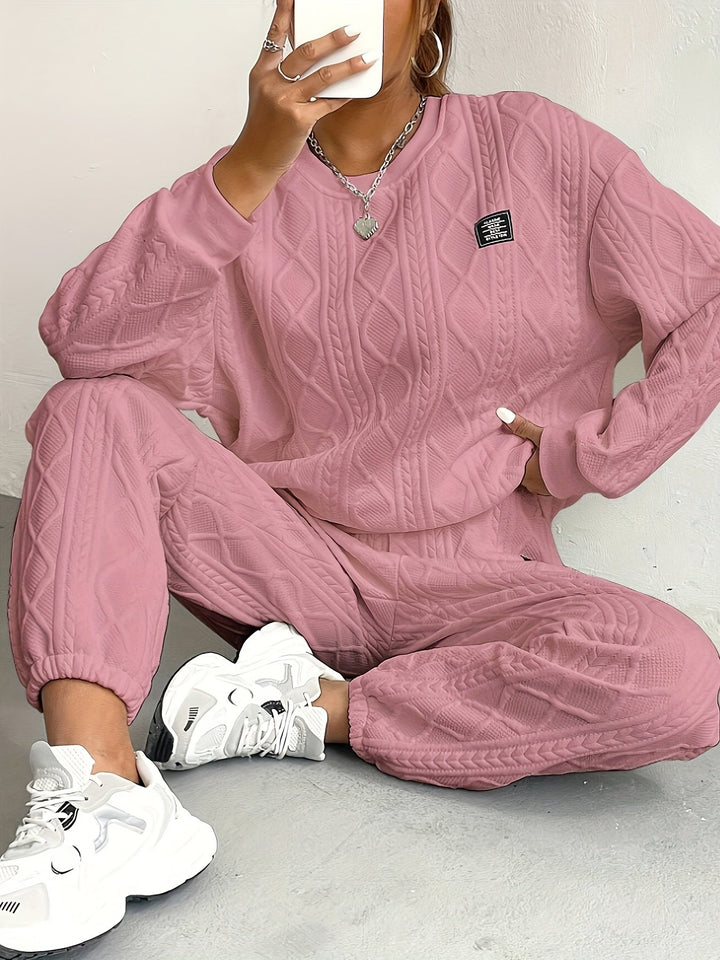 Serilda - Cable Knit Lounge Set