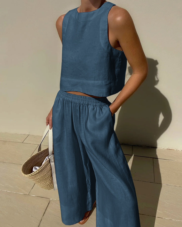 CHERRA - Casual Two-Piece Set