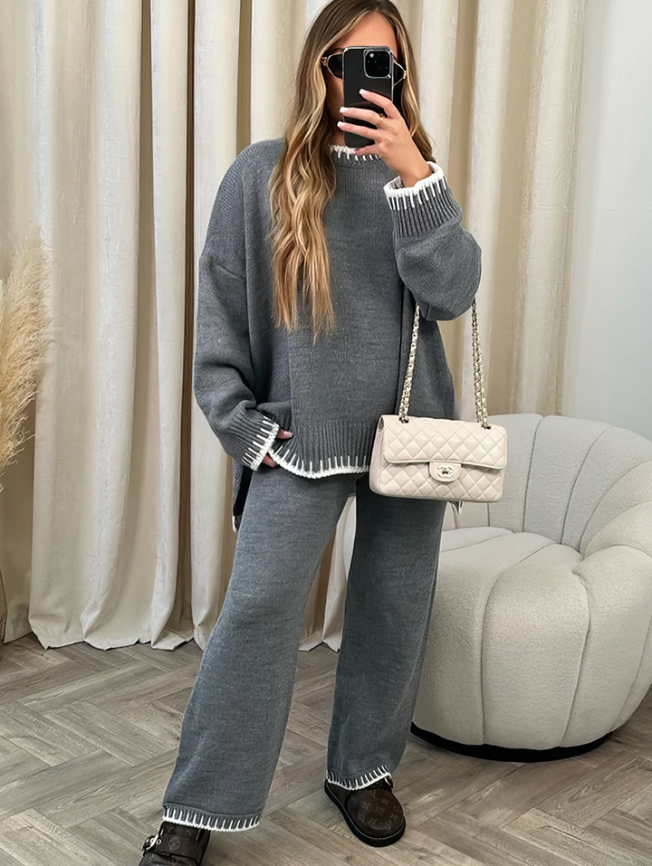 Wysteria - Cozy Contrast Stitch Set