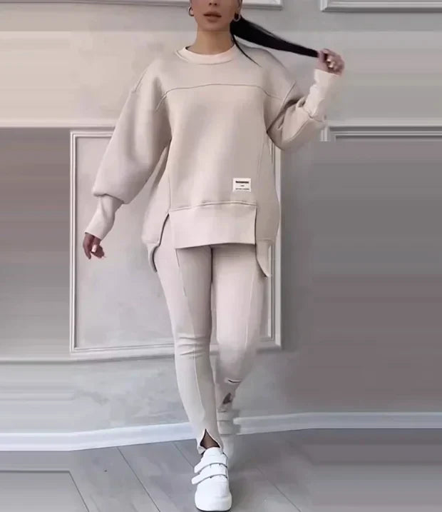 Sabina - Split Hem Lounge Set