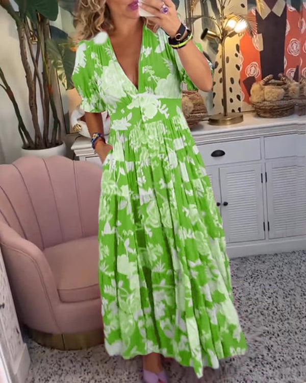 Laney - Vibrant Floral Dress