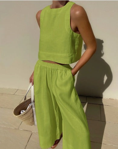 CHERRA - Casual Two-Piece Set