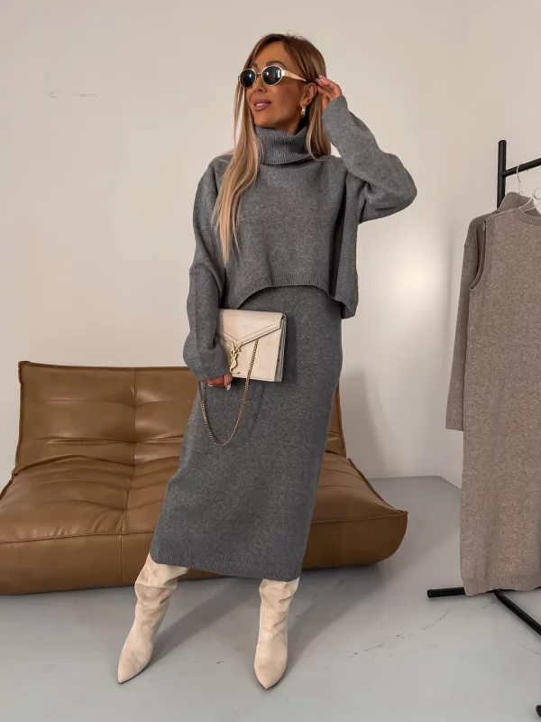 Callista - Sweater Dress Set