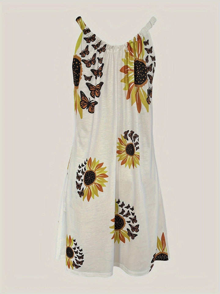 Rosell - Chic Sunflower Dress