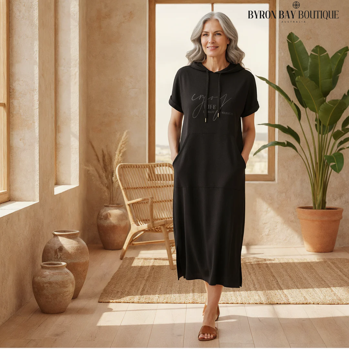 Bridget - Casual Hoodie Dress