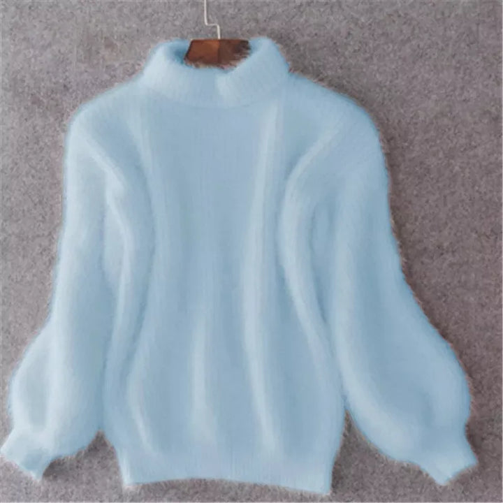 Elina - Fluffy Turtleneck Sweater