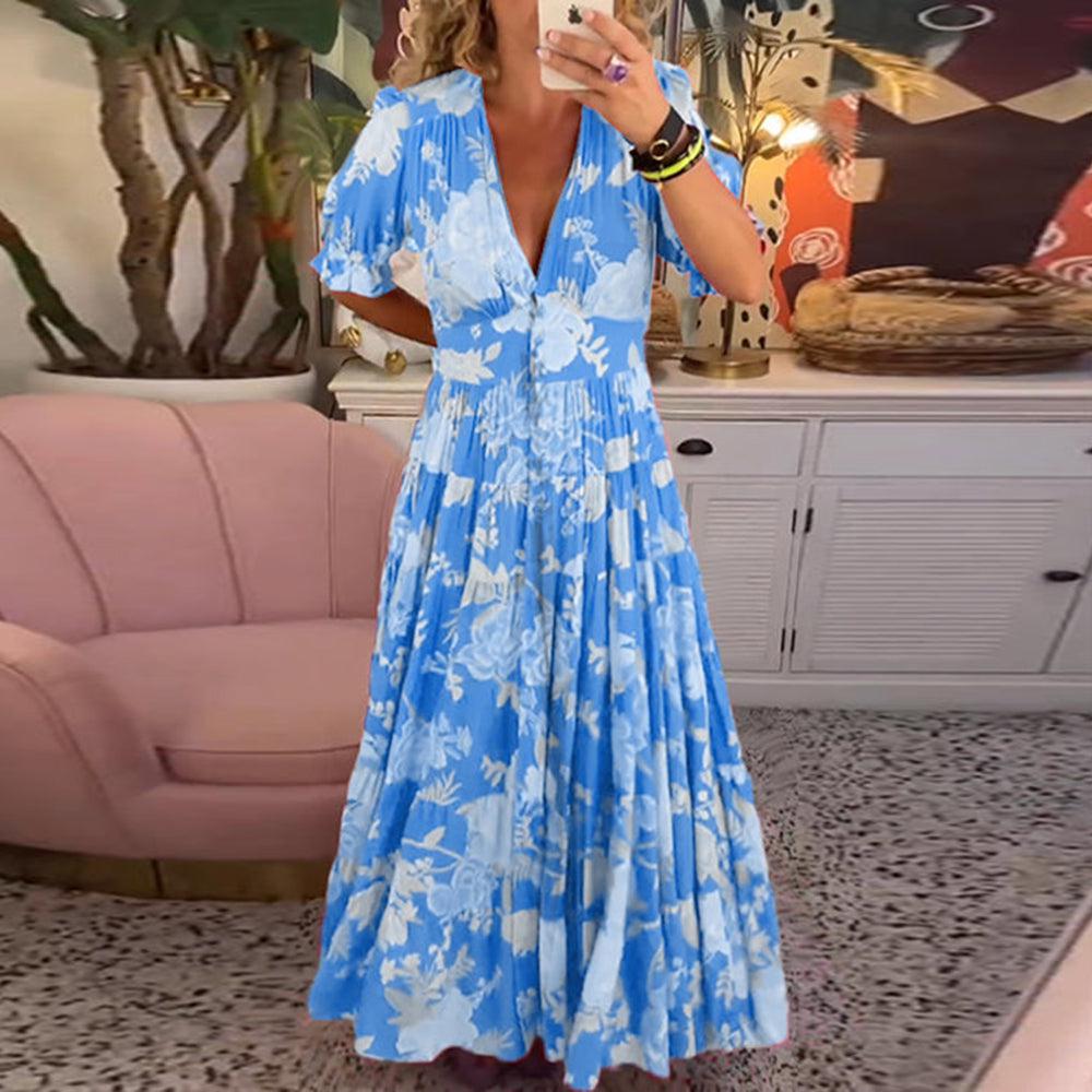 Laney - Vibrant Floral Dress