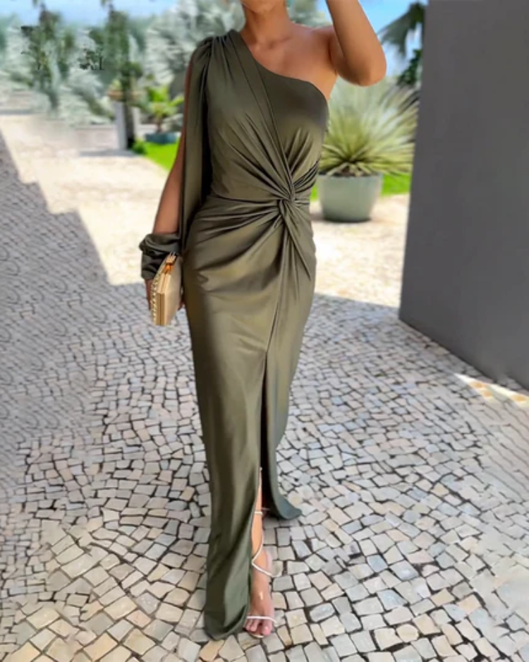 Yara - One-Shoulder Maxi Dress