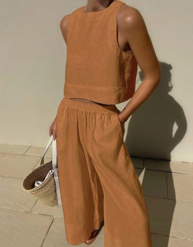 CHERRA - Casual Two-Piece Set