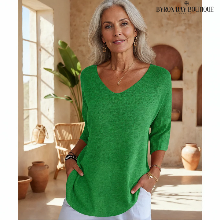 Azure - Relaxed Elegant Top