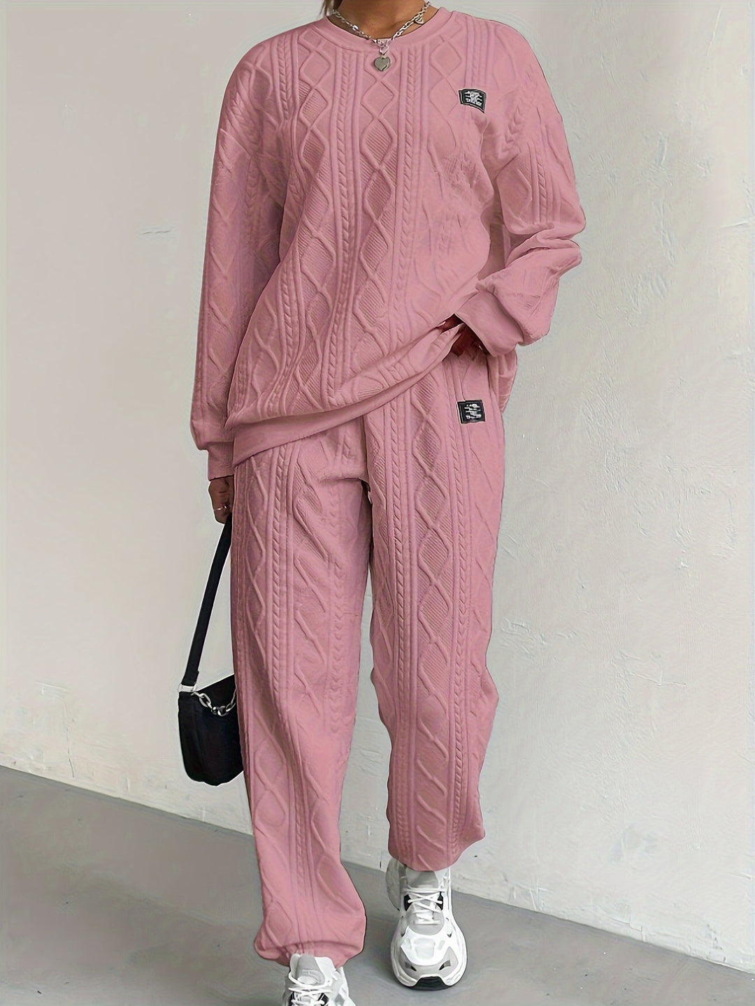 Serilda - Cable Knit Lounge Set
