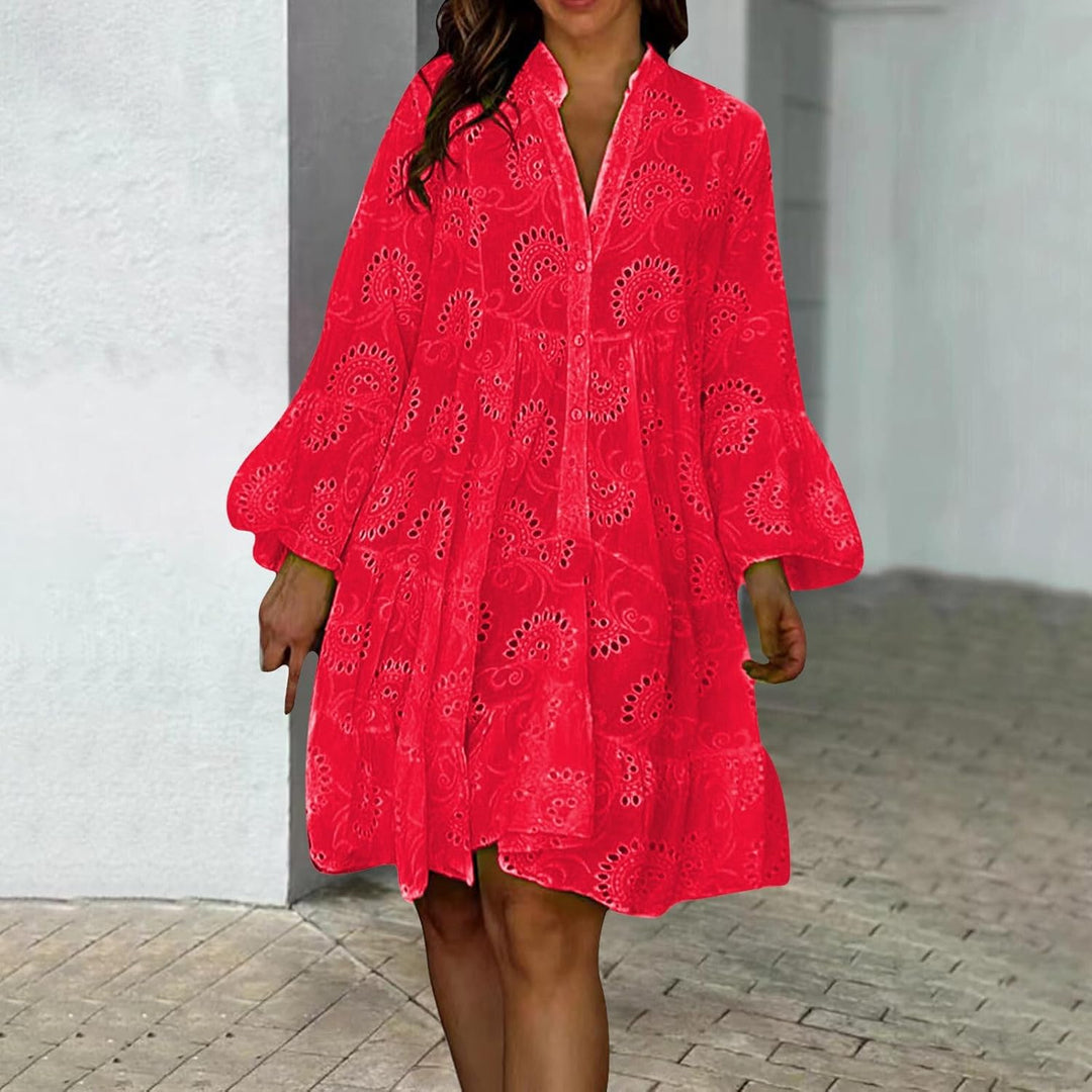 Lydia - Eyelet Charm Dress