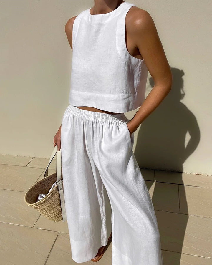 CHERRA - Casual Two-Piece Set