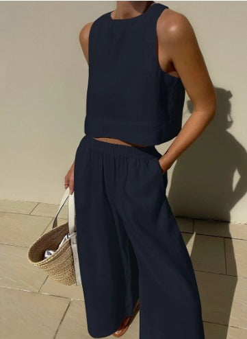 CHERRA - Casual Two-Piece Set