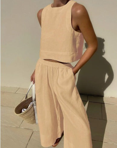 CHERRA - Casual Two-Piece Set