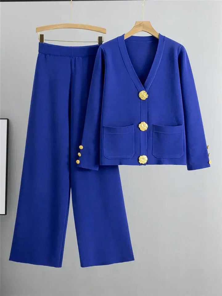 Brizza - Button-Detail Elegant Set