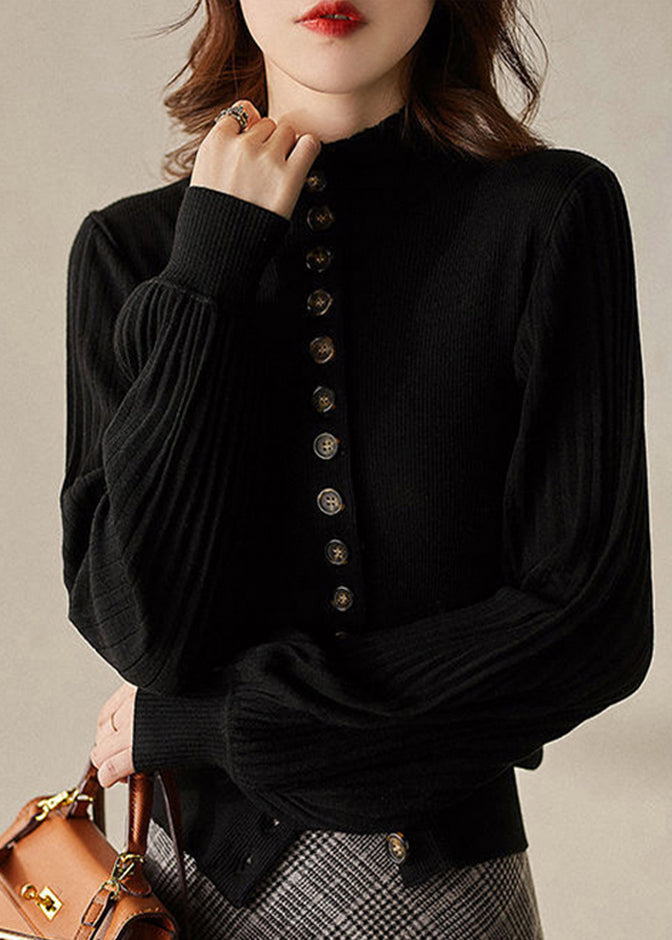 Tiffany - Elegant Buttoned Sweater