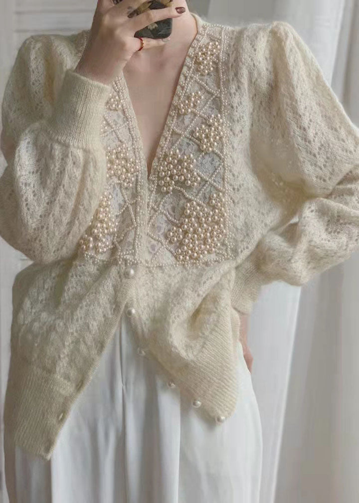 Anastasia - Pearl Embellished Cardigan