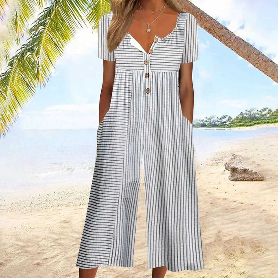 Cassidy - Button-Front Jumpsuit