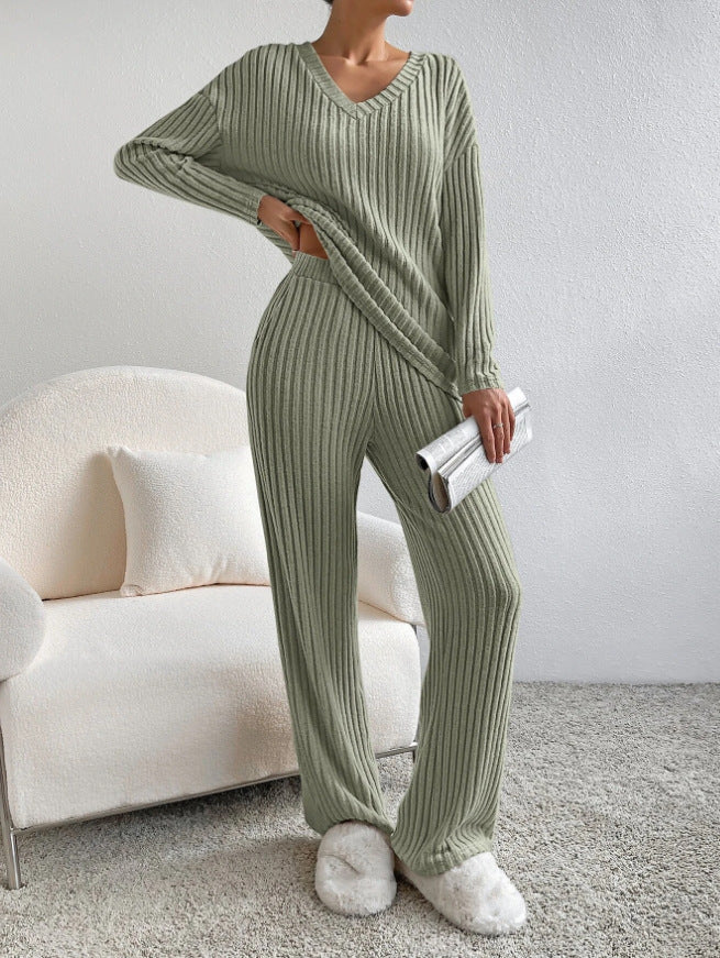 Sylviana - Ribbed Knit Lounge Set