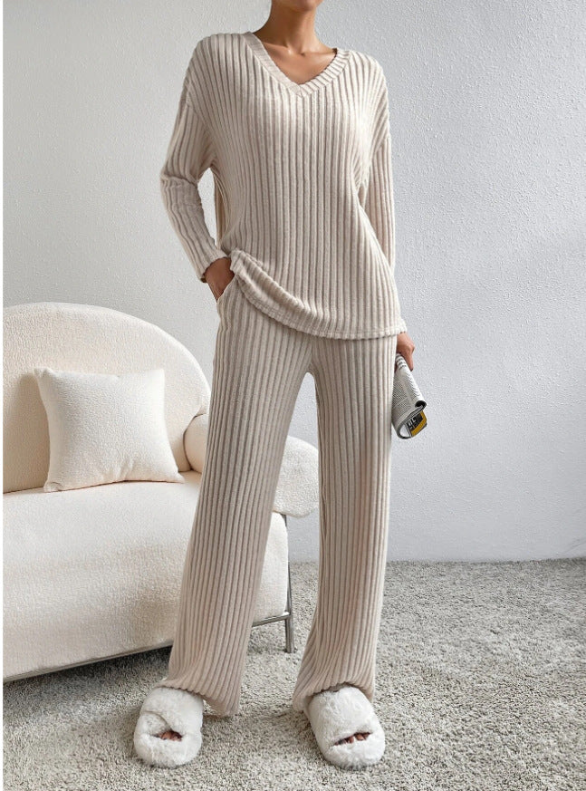 Sylviana - Ribbed Knit Lounge Set