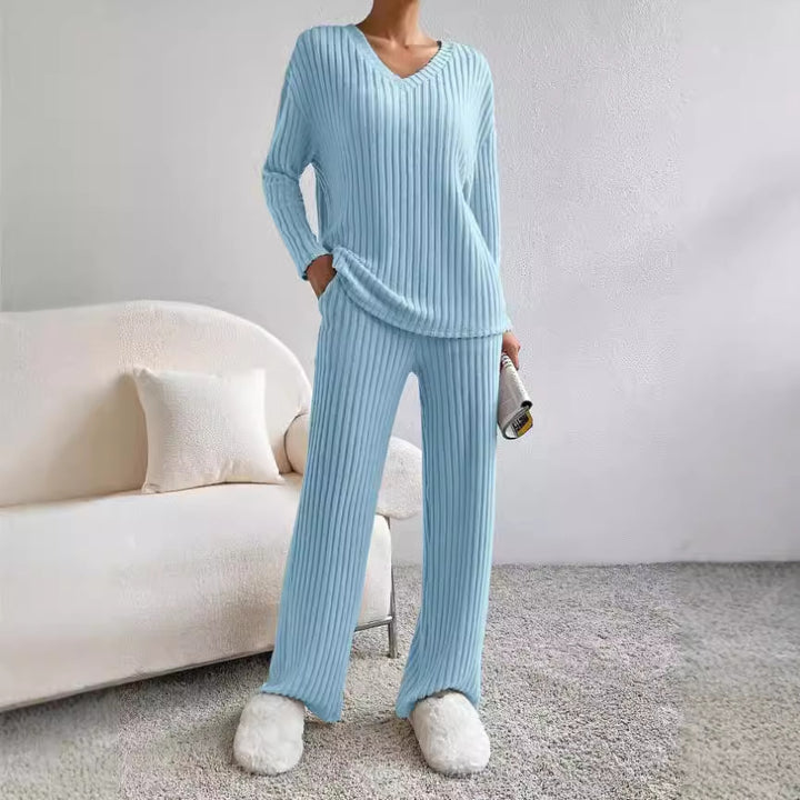Sylviana - Ribbed Knit Lounge Set
