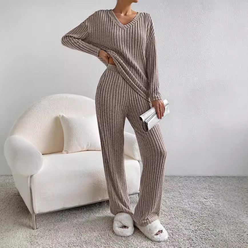 Sylviana - Ribbed Knit Lounge Set