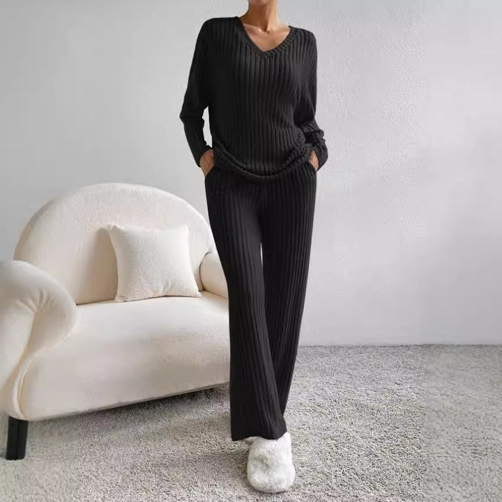 Sylviana - Ribbed Knit Lounge Set