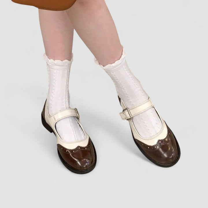 Pheobe - Retro Oxford Shoes