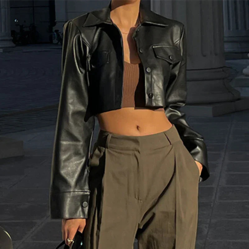 Zyvira - Cropped Edgy Jacket