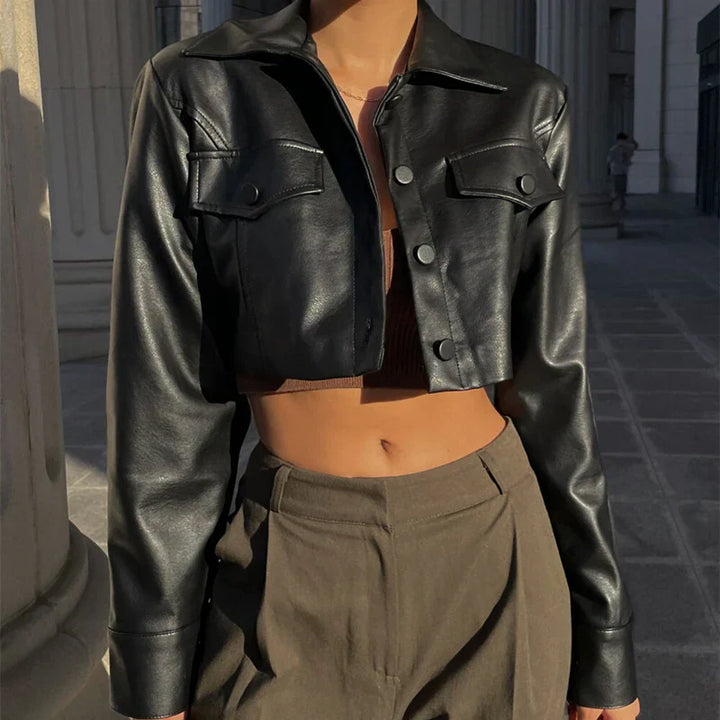 Zyvira - Cropped Edgy Jacket