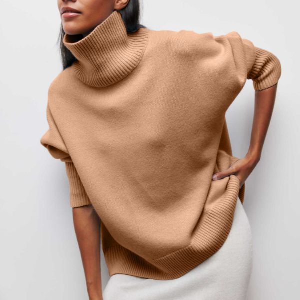 Cielle - Minimalist Turtleneck Sweater