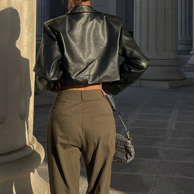 Zyvira - Cropped Edgy Jacket
