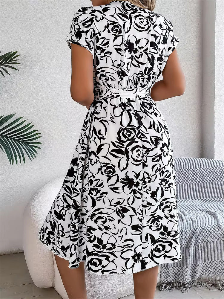 Junie - Floral Printed Dress