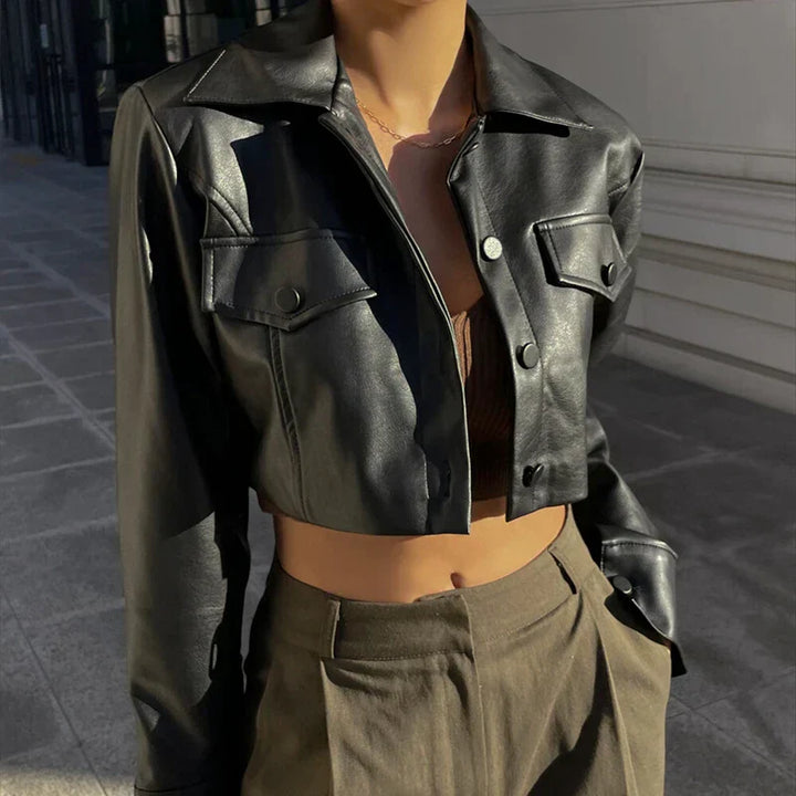 Zyvira - Cropped Edgy Jacket