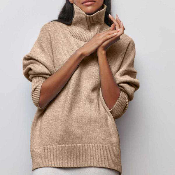 Cielle - Minimalist Turtleneck Sweater