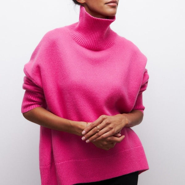 Cielle - Minimalist Turtleneck Sweater