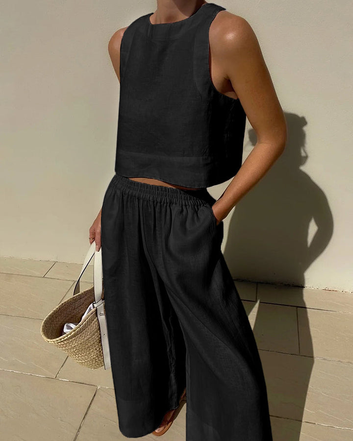 CHERRA - Casual Two-Piece Set
