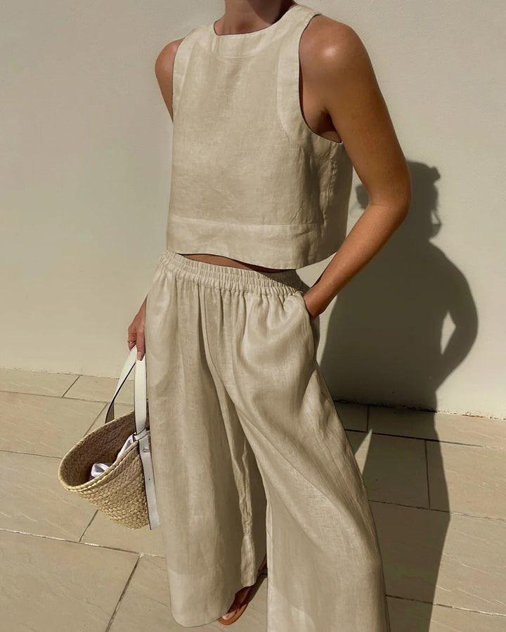 CHERRA - Casual Two-Piece Set