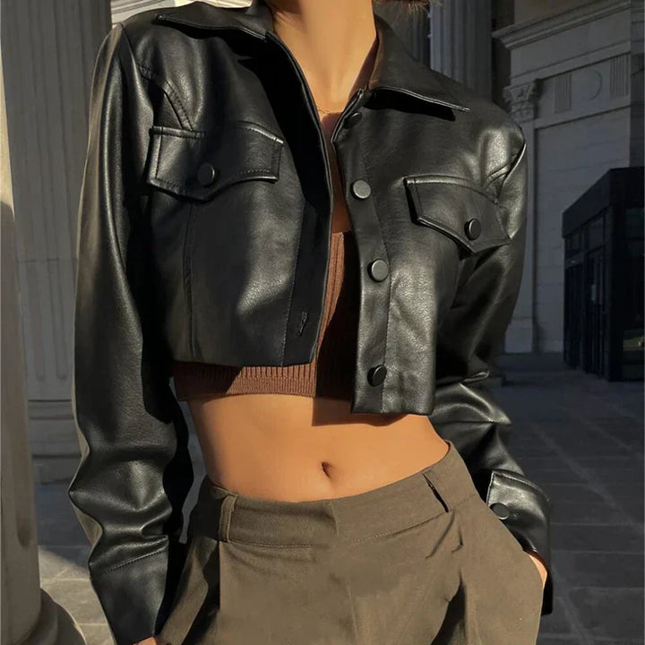 Zyvira - Cropped Edgy Jacket