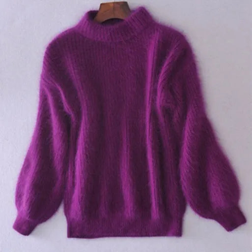 Elina - Fluffy Turtleneck Sweater