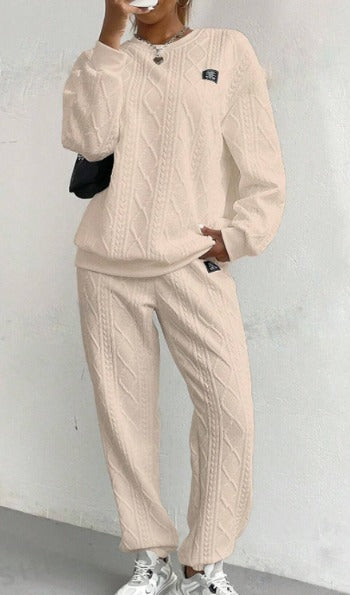 Serilda - Cable Knit Lounge Set