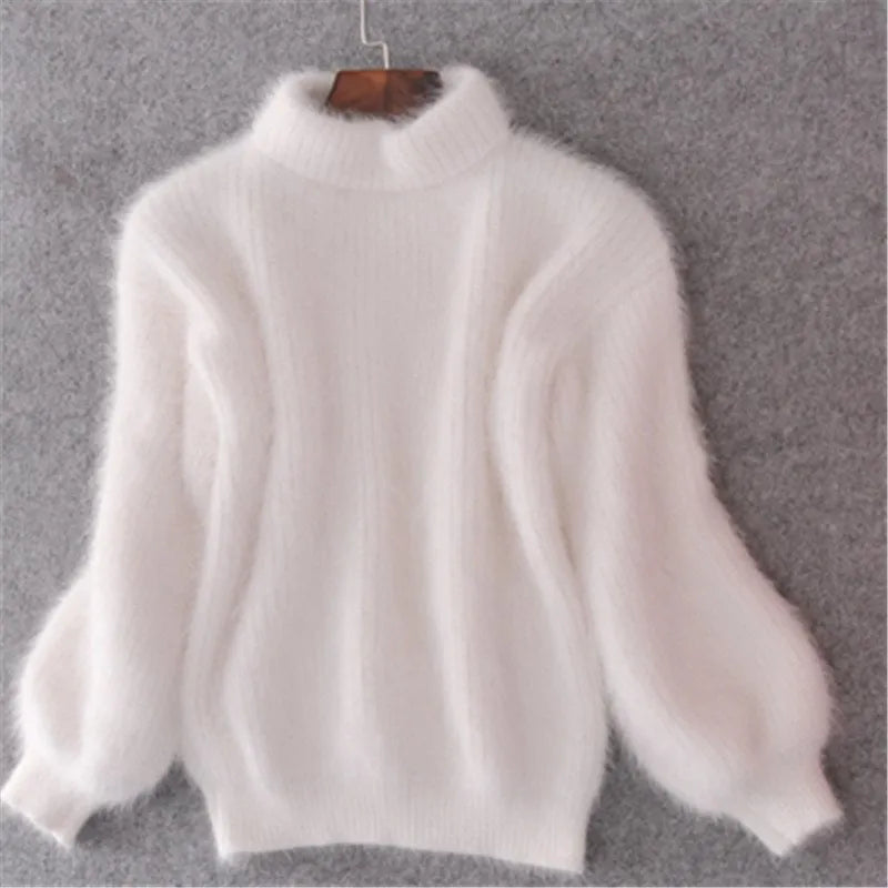 Elina - Fluffy Turtleneck Sweater