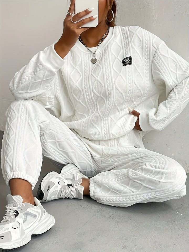 Serilda - Cable Knit Lounge Set