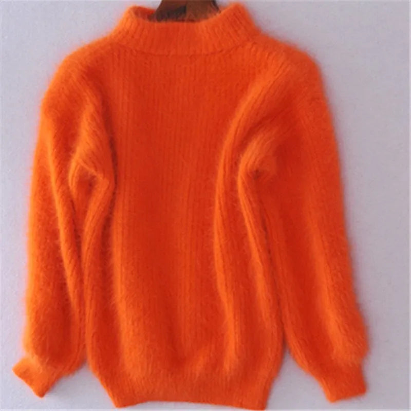 Elina - Fluffy Turtleneck Sweater