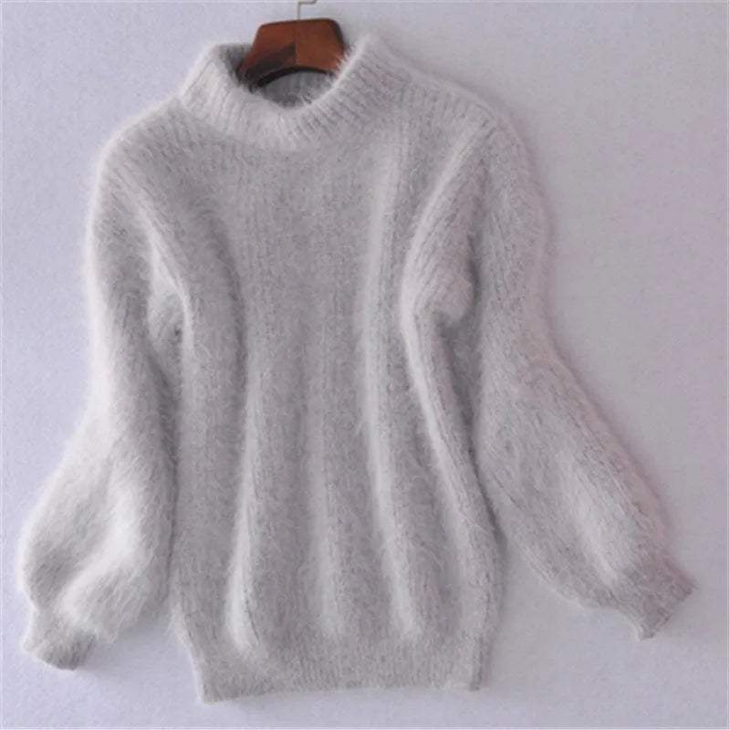 Elina - Fluffy Turtleneck Sweater