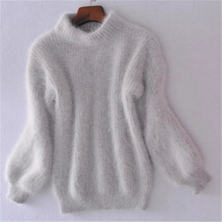 Elina - Fluffy Turtleneck Sweater